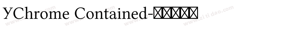 YChrome Contained字体转换